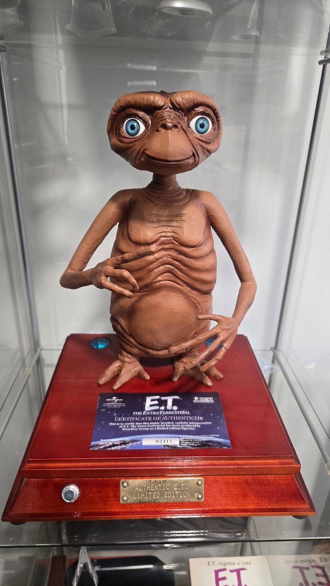 _Counter_'s tweet image. E.T Edicion Limitada y Numerada E.T. Toysrus 2001 20 Aniversario #spilberg
#ETExtraterrestre