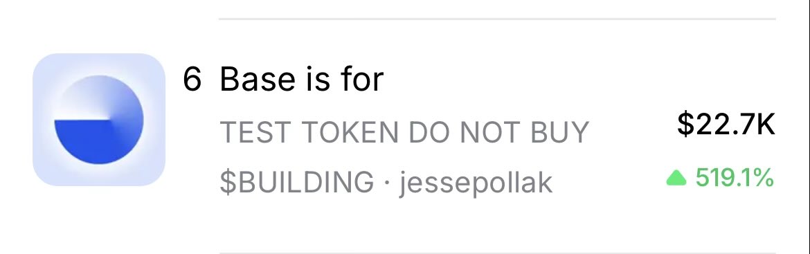$Base token is coming 👀

<a href="/jessepollak/">jesse.base.eth</a> can you confirm 😅