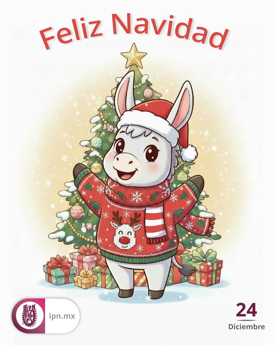 🎄 Que esta Navidad ilumine los corazones de toda la #ComunidadPolitécnica, y que la unión, la esperanza y la solidaridad sigan siendo el motor que nos distingue. Que cada logro, cada esfuerzo y cada sueño sigan construyendo el #OrgulloGuinda que nos une. ¡Feliz Navidad!