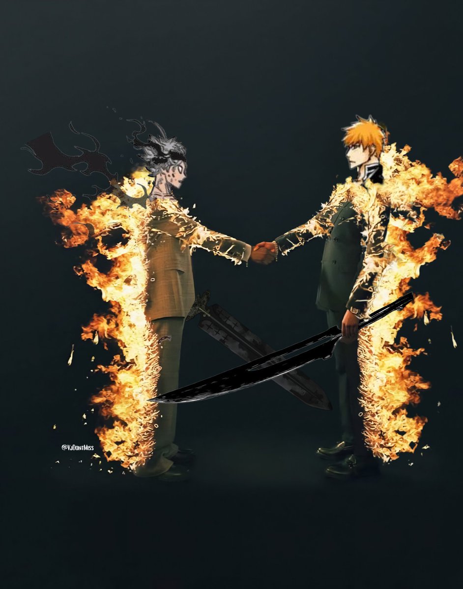 VjDontMiss's tweet image. Bleach and Black Clover will both be airing in the same year for the 1st time ever