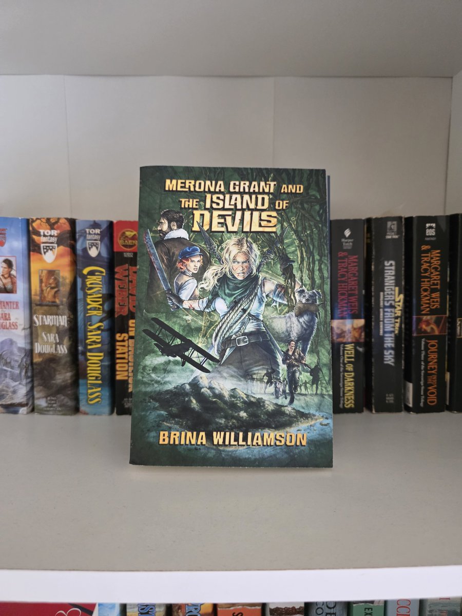 Well it has arrived! Merona Grant And The Island Of Devils by Artist <a href="/BrinaWilliamson/">Brina Williamson🖊️</a> 
 Get your copy today!
Check out all her work by clicking the author's name up above
#amreading