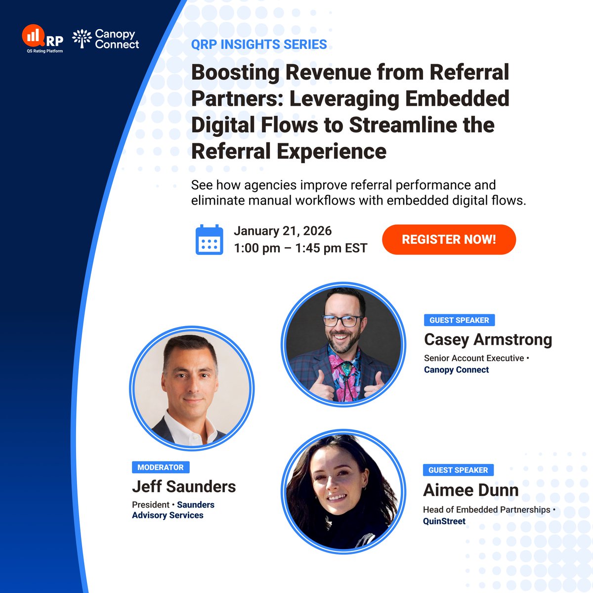 Want to drive more #revenue from referral partners without adding friction?
 This upcoming #webinar dives into how embedded digital flows can streamline referrals, boost volume, and shorten time-to-close.
 📅 Jan. 21 | ⏰ 1–1:45 p.m. EST
 Register now ➡️ bit.ly/4p62UBH