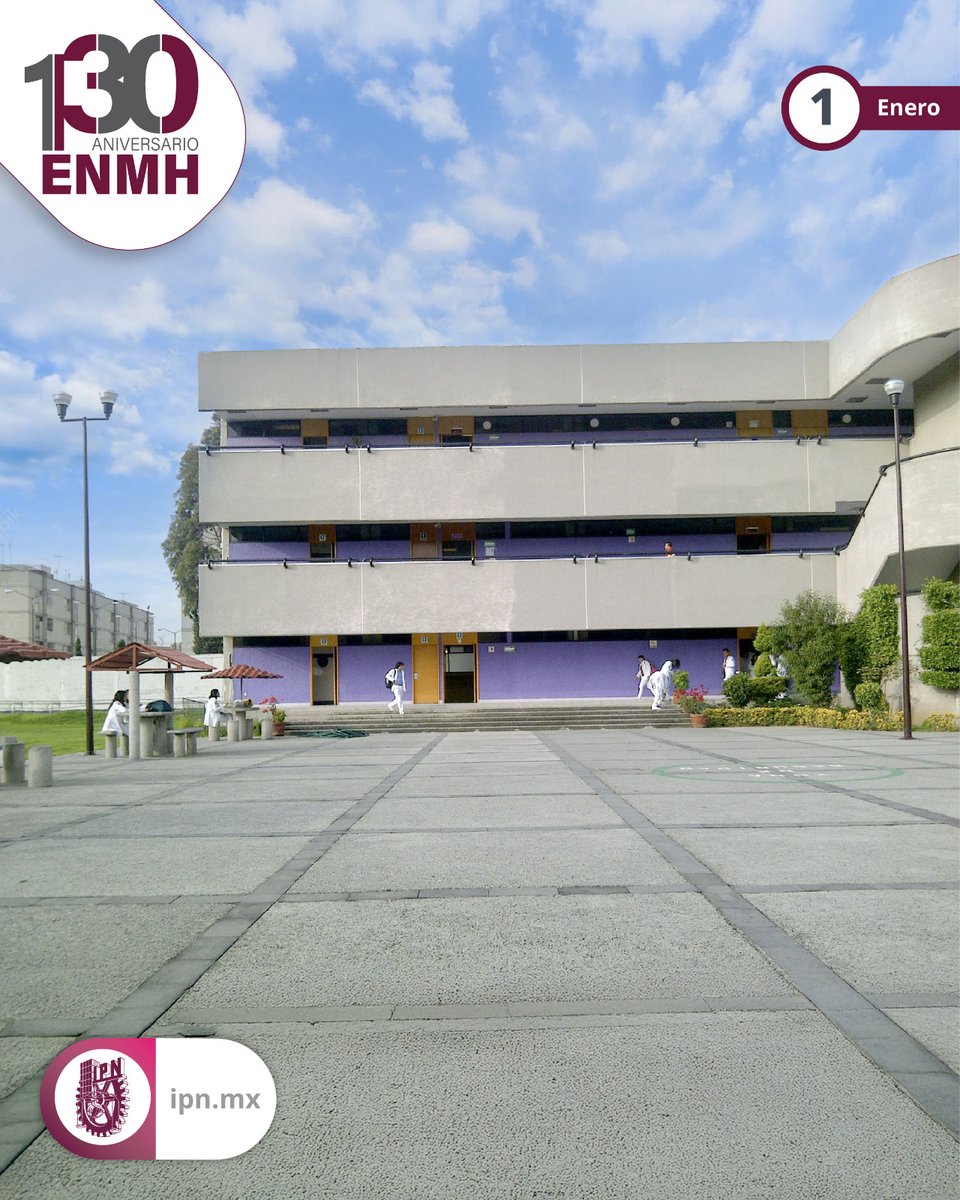 Felicitamos a la <a href="/ENMH_Oficial/">Escuela Nacional de Medicina y Homeopatía</a> por 130 años de historia, vocación y excelencia en la formación de profesionales de la salud. Esta unidad académica ha dejado huella en generaciones que han hecho del conocimiento médico un acto de servicio a México. ⚕️