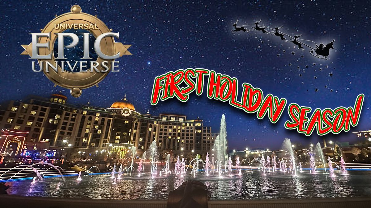 🚨New Video Alert🚨
Epic Universe is celebrating its FIRST holiday season
From glowing lights in Celestial Park to magical touches in The Wizarding World this park already knows how to do the holidays right.
Watch the holiday walkthrough now on YouTube: youtu.be/nkinMJB5ffQ