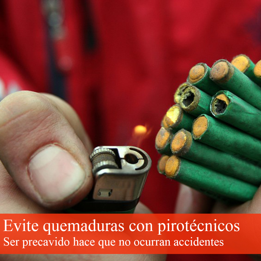 La prevención de quemadas por fuegos artificiales es prioridad al cierre de año, pues a pesar de restricciones locales, la venta de este tipo de productos es una constante. No compre ni use cohetes o explosivos. Si lo hace, mantenga a los niños alejados.
tinyurl.com/mpkrnbkc