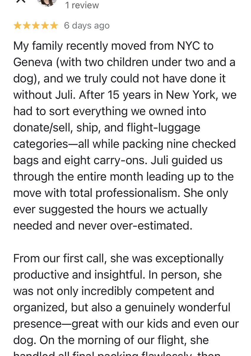 OrganizeNY's tweet photo. Recent Google #Review
 Reviews: @Google
#ThankYou ⭐️⭐️⭐️⭐️⭐️ 

#Productive #Insightful  #WonderfulPresence #Collaberative #Independent

#LoveMyJobAndMyClients
#WordsFromClients 🤩

#OrganizeNY 
#ProfessionalOrganizer 
#Organize 
#GetOrganized 
#OrganizedLife 
#OrganizeYourLife https://t.co/g6jUgu0kvl
