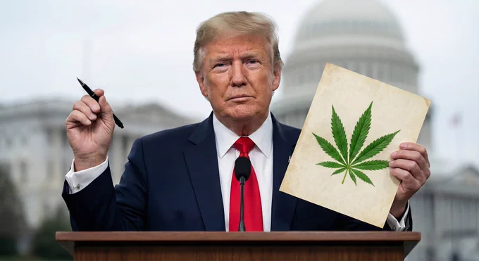 🚨 INVESTING : "Le azioni della marijuana crollano dopo che Trump firma un ordine esecutivo per la riclassificazione della cannabis"