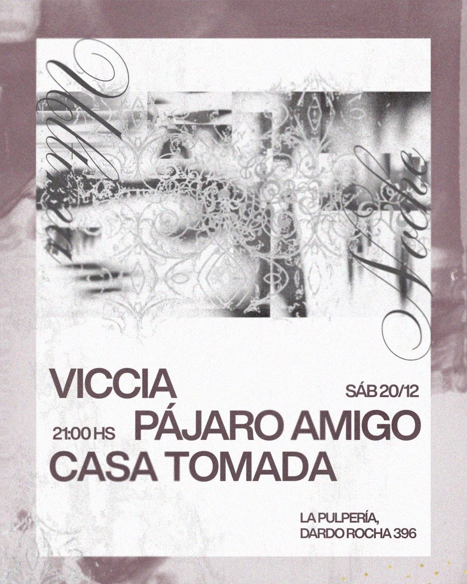 Este sábado, última fecha del año en nuestra esquina favorita. 

Las esperamos ahí para despedir este 2025 que nos dio muchas alegrías 🦋