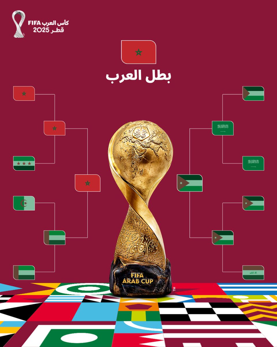 المغرب بطل العرب 🏆

#FIFArabCup