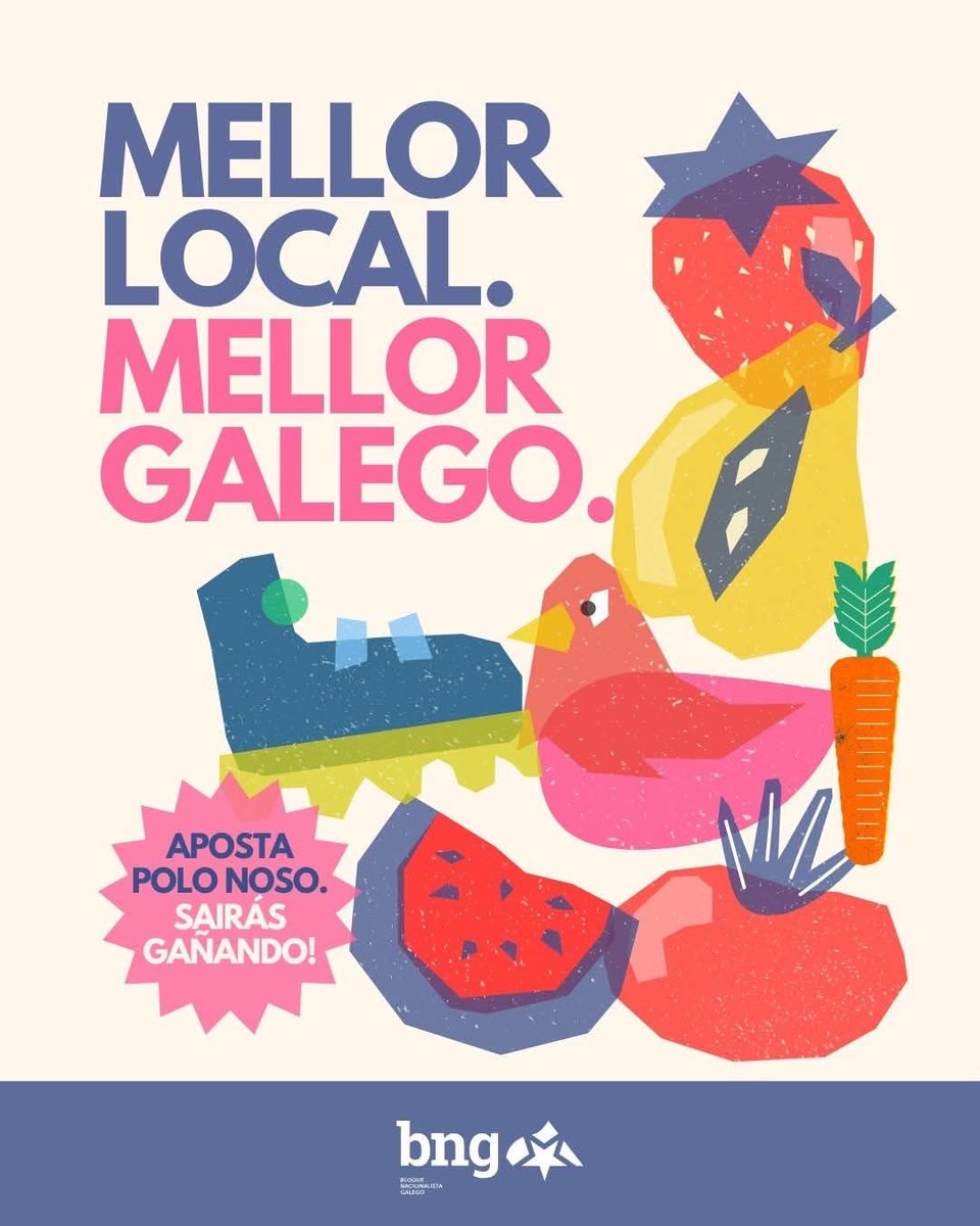 BNGPalas's tweet photo. O #BNG vén de sacar esta campaña para concienciar das bondades do comercio local e dos produtos de proximidade.
 ⁦@MontseValcarcel⁩ exemplifica neste artigo dita campaña e afonda na importancia da mesma para que a nosa Terra e as nosas xentes teñan presente e futuro. https://t.co/CTcclO5iZN