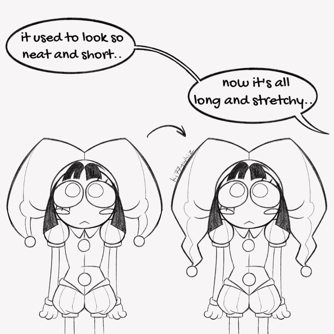 k1ttywhiz's tweet photo. another small #funnybunny comic about a headcannon of mine... that he would always fidget with her hat..
#TADC #TheAmazingDigitalCircus #comic https://t.co/n6Jmvt7sDM
