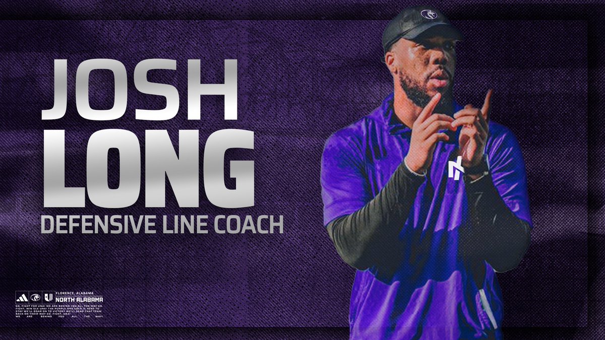 UNAFootball's tweet image. We're bringing one home to Alabama 🏈

Join us as we welcome @CoachJLong_ to the Shoals!

Coach Long just finished two tremendous seasons at Memphis and will be in Florence in January. Get more details at RoarLions.com.

#RoarLions 🦁
