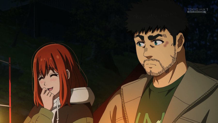 Phantom_Izuku's tweet photo. #2solocamp ep.24
-Great ep.
-Yui was likable in helping Shizuku define her relationship with Gen.
-Yui confessing her love to Gen &amp; Gen accepting Yui's proposal at the 1st place they met were fantastic scenes.
-It was nice to see Shizuku &amp; Gen's influence on Yui &amp; Kai. https://t.co/JWluHFYqjD