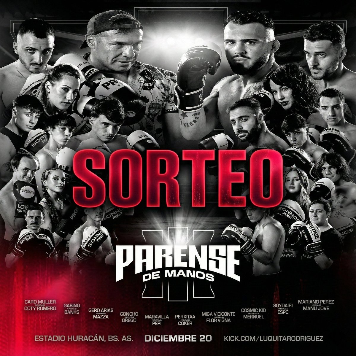 parenlosmemes's tweet image. 🚨 SORTEO 🚨

Ganate una platea para ir a Parense de Manos 

¿Cómo? Es simple!

🥊RT, LIKE Y FOLLOW🥊

Sorteo mañana al termino del pesaje