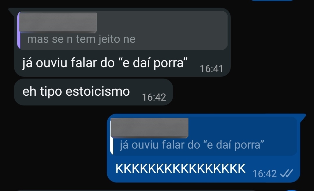 RandomJuuj's tweet image. É dai paporra