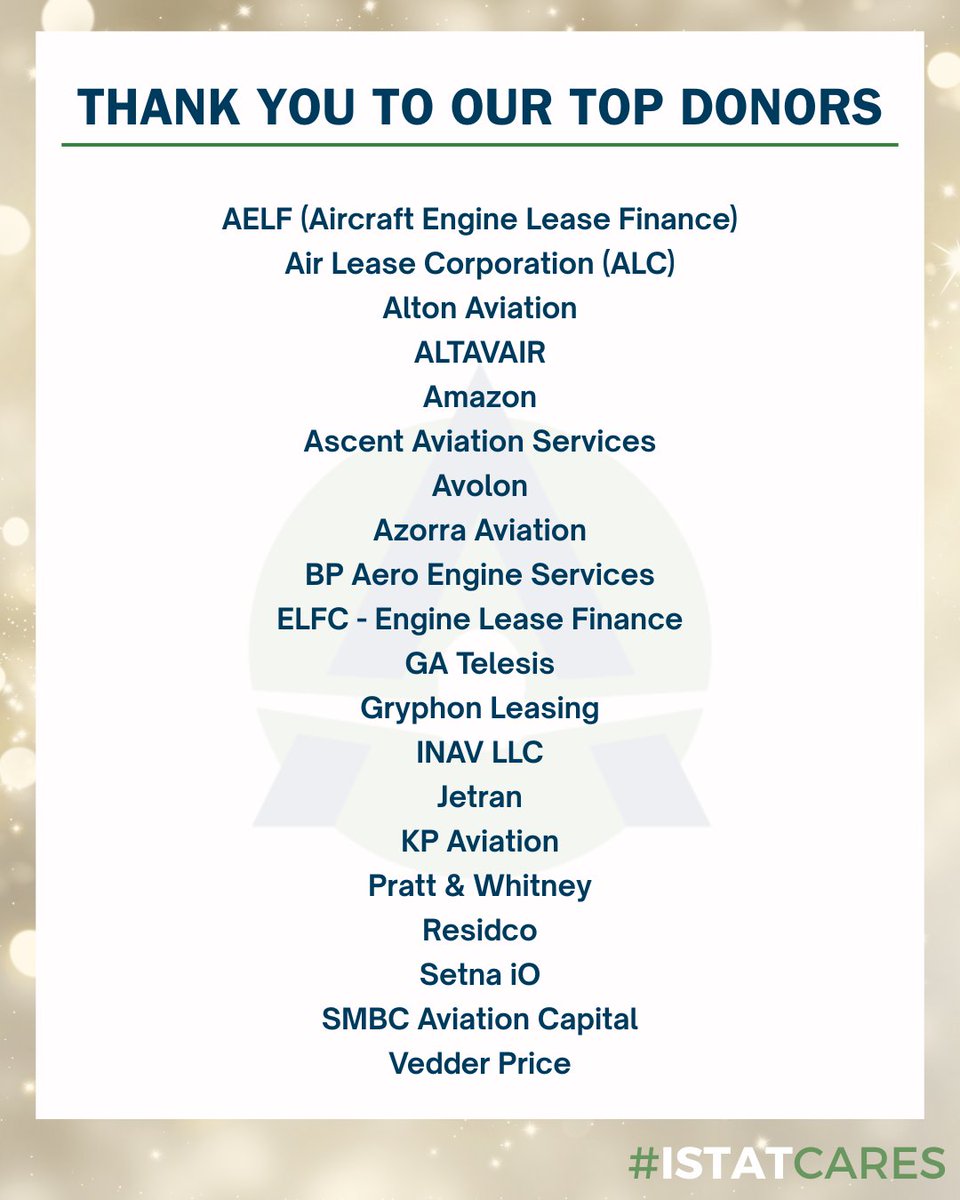 We’re proud to recognize the top 20 donors whose generosity over the past five years has advanced our mission—supporting students, empowering aviation organizations, and creating lasting impact. Join us this giving season: bit.ly/3MC3VEm