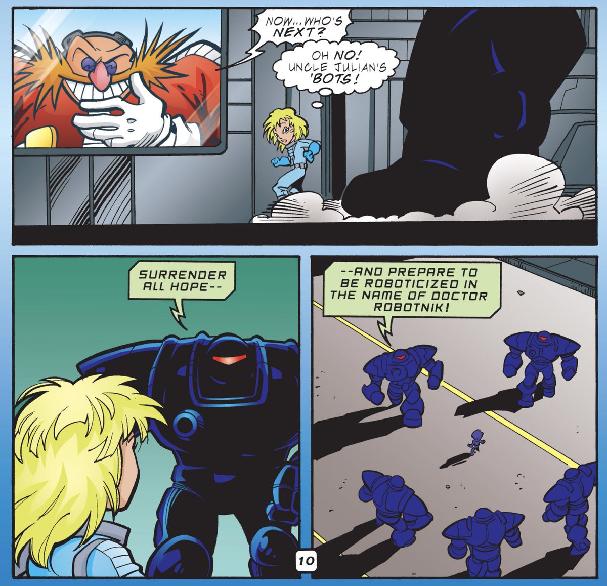 “Surrender all hope” bet they felt smart writing that 😭