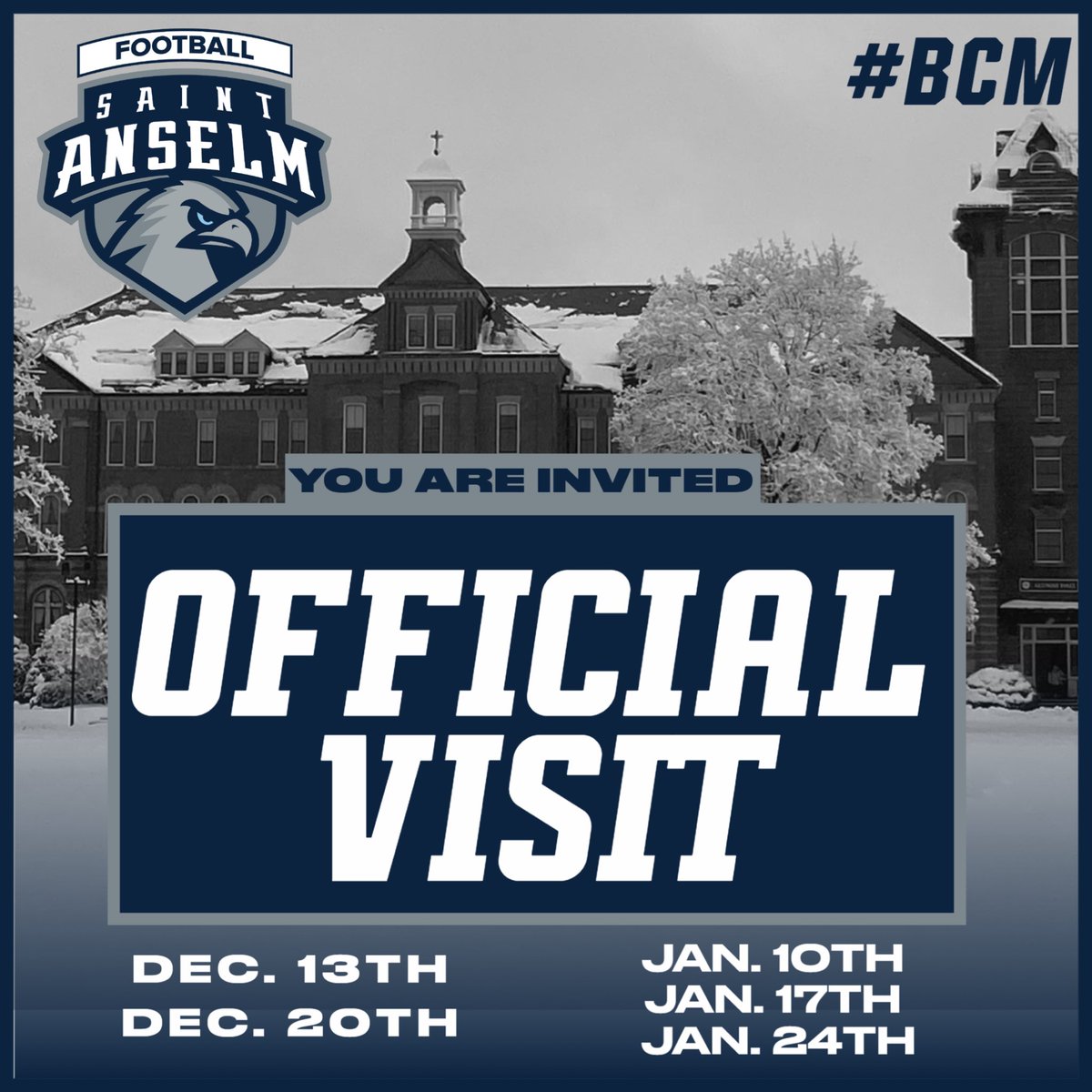 R_Langone_fb_Nj's tweet photo. After an amazing meeting with @CoachBraine I am blessed to have received my first offer from St. Anselm college!! I look forward to coming up for an official visit as well in the future!! @ethan_jeros @STAHawksFB @Coach_Bick @MendhamFootball @CoachJoeRozell https://t.co/Lz6J8dCJpg