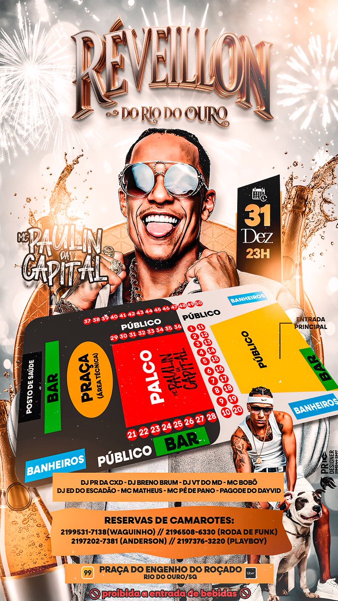 djprdacxd's tweet image. Camarotes disponíveis pro mega evento de réveillon no engenho do roçado 🇳🇴