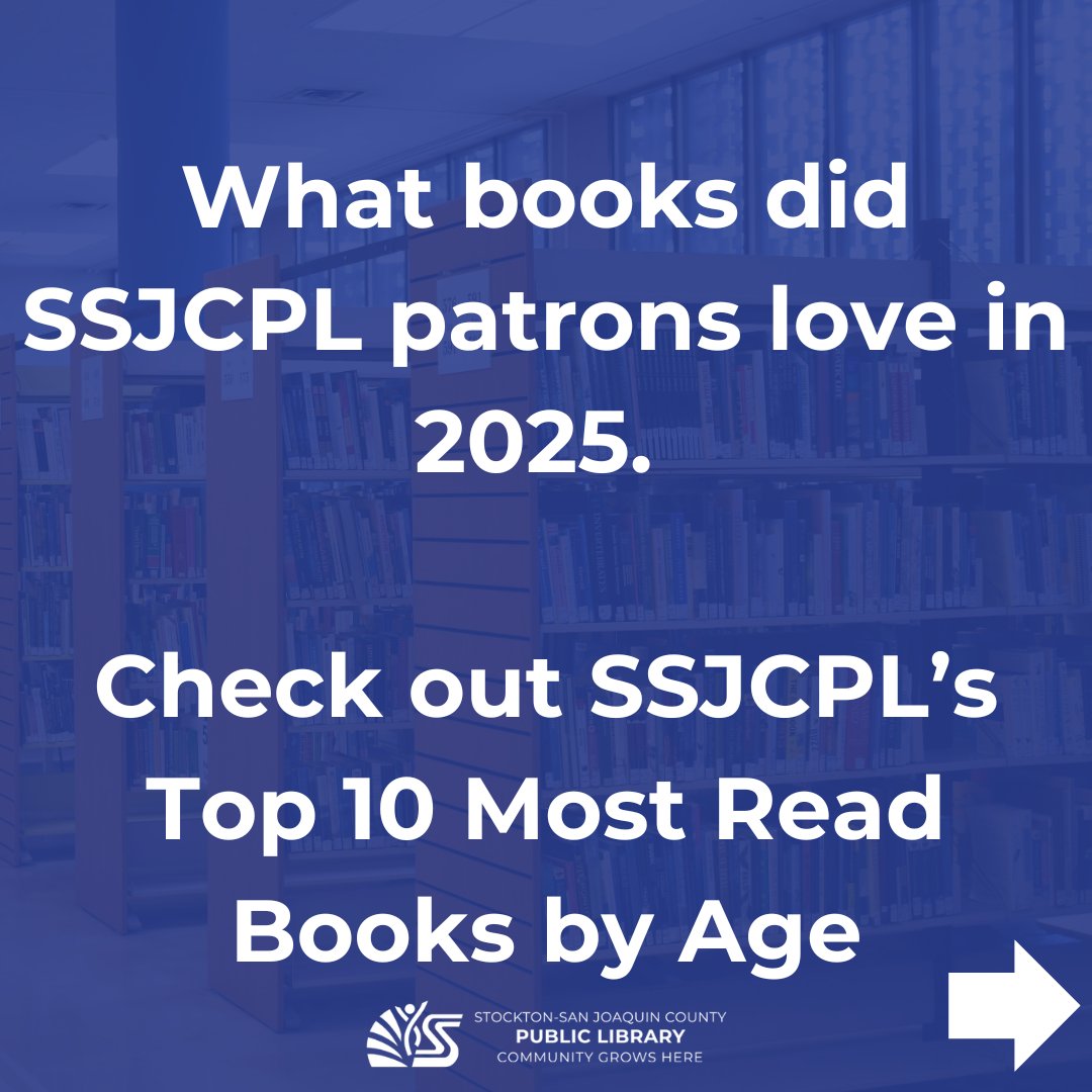 Check out the books SSJCPL loved in 2025 by age group starting with Children's books and ending with adult favorites. What was your favorite read of 2025?