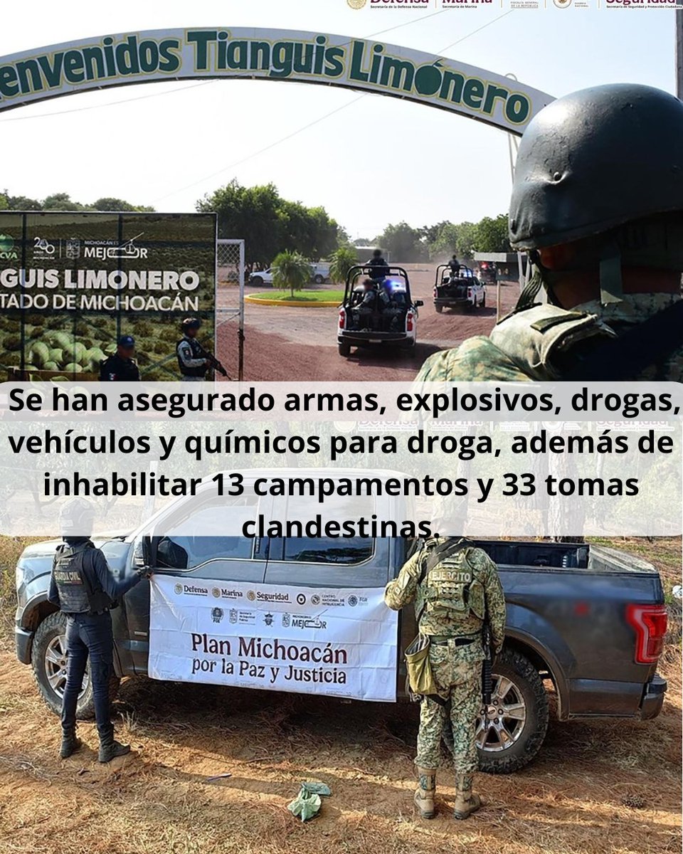 #SEGURIDAD | GOLPE AL CRIM3N EN #MICHOACÁN: DETIENEN A 5, ASEGURAN ARM*S, EXPL0SIVOS Y PATRULLAN HUERTAS DE AGUACATE Y LIMÓN🚨🚨

➡️Más Info: asisucedeleon.mx/golpe-al-crime…