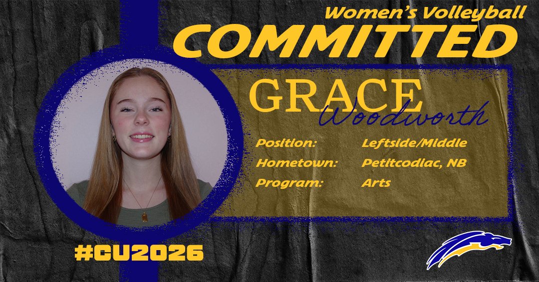 CUChargers's tweet photo. Welcome To The Chargers Family Grace Woodworth
#CU2026 https://t.co/xRXEL8yOnd