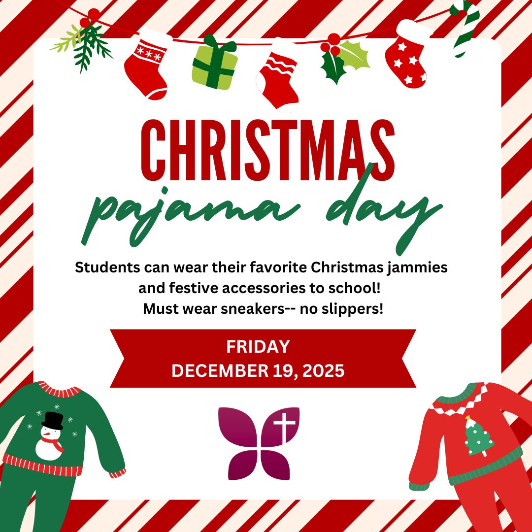 Tomorrow is our schoolwide Christmas Pajama Day! ❤️💚 We can’t wait to get cozy, enjoy a festive sing-along, and celebrate the last day of school together! #MonarchNation #InOurChristmasJammies