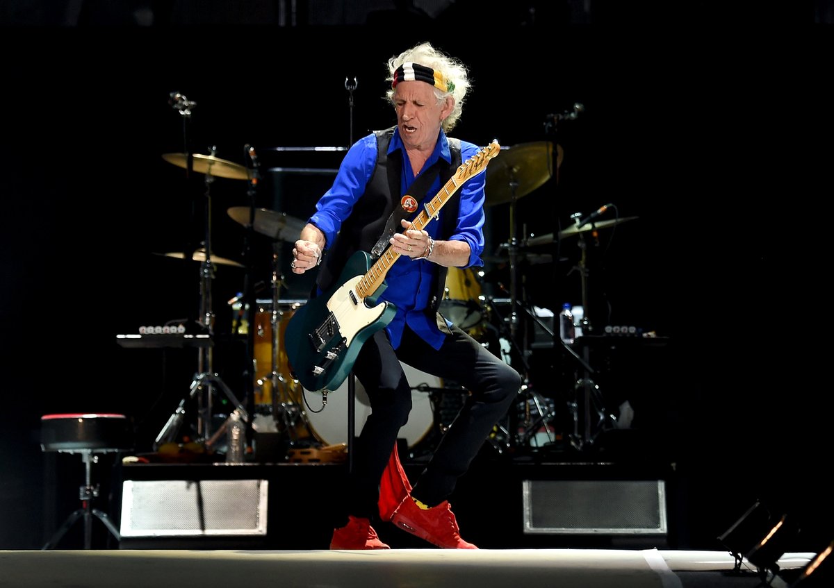Happy Birthday to #Guitarist from The <a href="/RollingStones/">The Rolling Stones</a> #KeithRichards What are your favorite songs that Keith sings either solo or with #TheStones? - <a href="/JoeRockWBAB/">Joe Rock</a> #Rock #ClassicRock @OfficialKeef #TheRollingStones #RockOnRock #TodayInRock #WBAB (Photo by Kevin Winter/Getty Images)