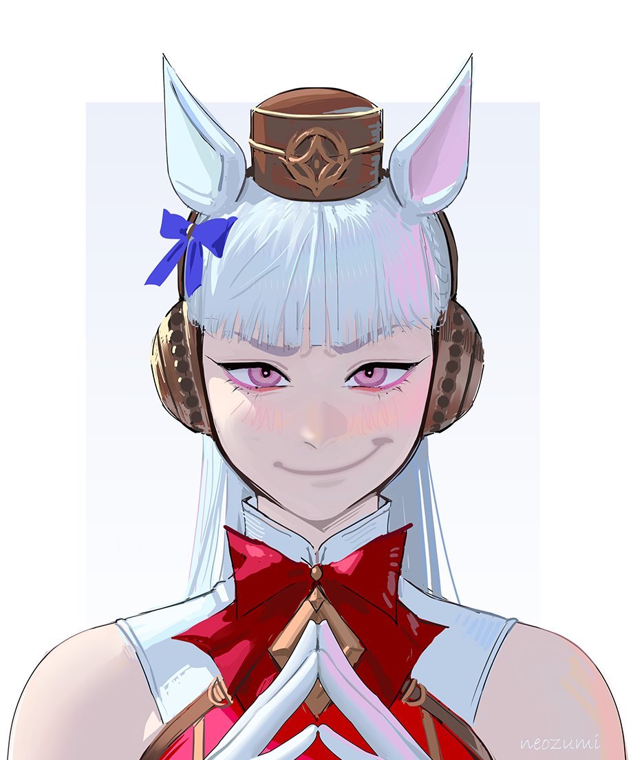 neozumi's tweet image. definitely Gold Ship 😏