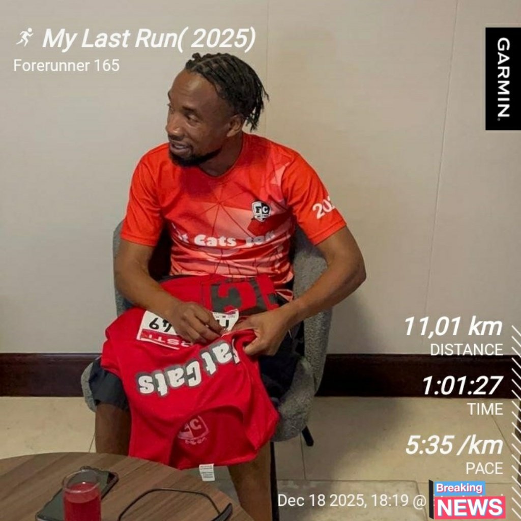 LWR08's tweet image. My Last Run Of The Year( 2025).
It was a lazy year for me when it comes to running. Till I run again on the 17th Jan 2026. #Redskippa
#TrapnLos #IPaintedMyRun #RunningWithTumiSole @fatcats_ac