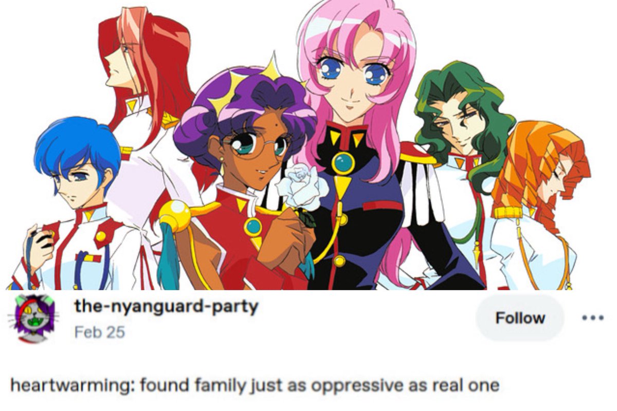 #RevolutionaryGirlUtena #rgu 

Heartwarmingly oppressive! ♥︎