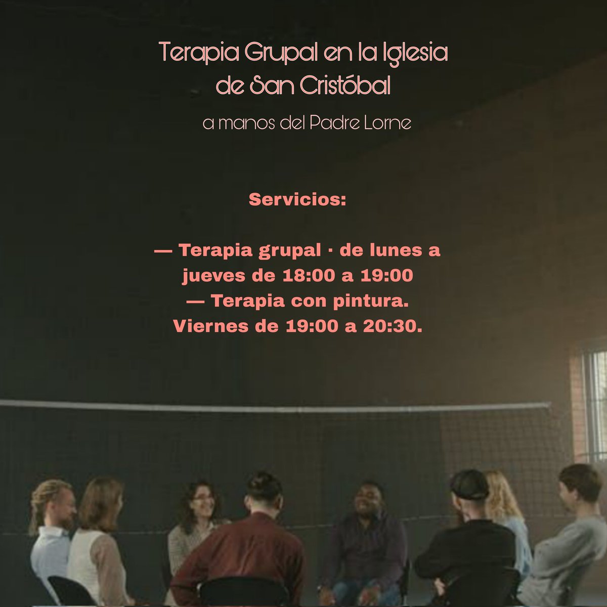 Va colgando cartelitos.