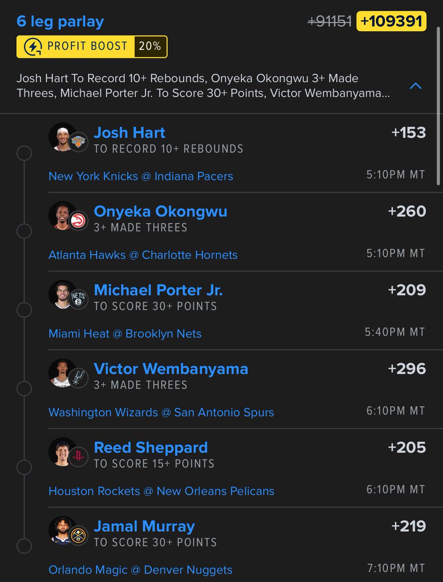 FREE MONTH OF SHEETS🔥

Sign up using my links → Bet $20, get up to $250 in bonus bets (varies by book) + FREE access to my DC for sheets!

📲 wagerwire.com/deals/sportsbo…

DM a 📸 of your FIRST bet to claim
Must be a NEW sportsbook account

#LetTheSheetsSpeak 🗣️🆓💸