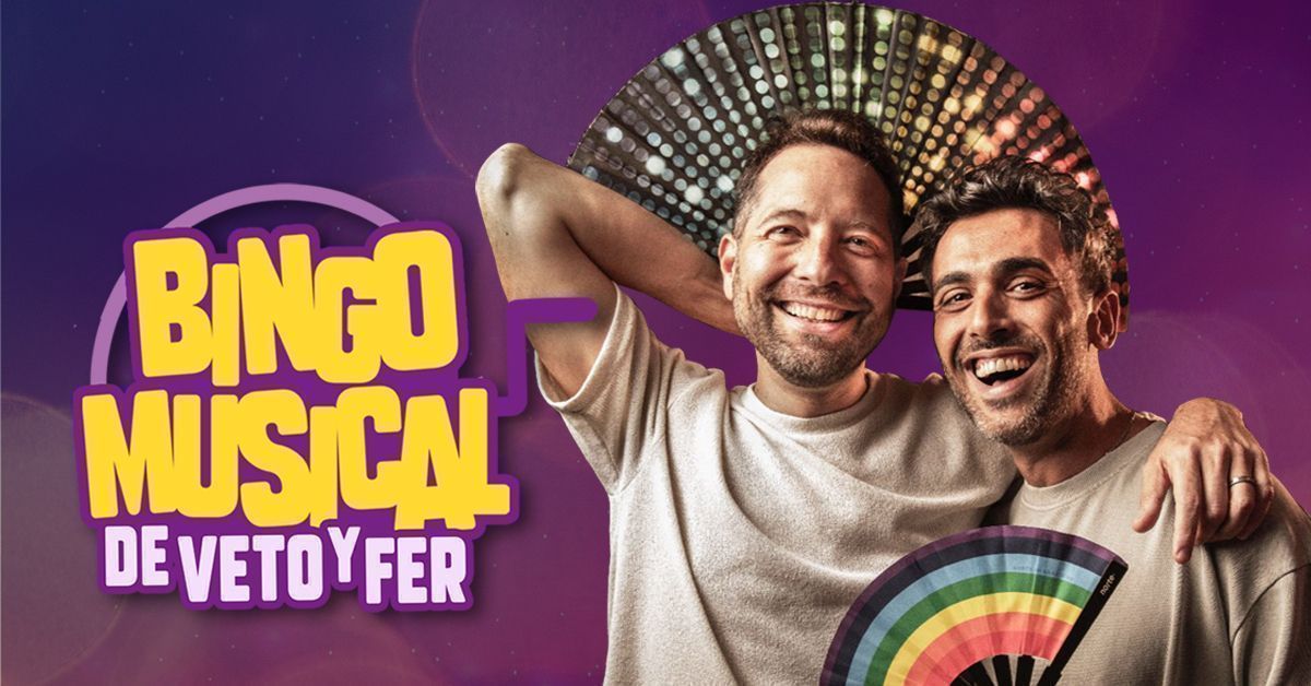 🎱 Bingo Musical de <a href="/vetoyfer/">Veto y Fer</a>
📆  Sábado 20 de diciembre 22:30 hs
📍 Sala Orsai - Montevideo 310, Paseo La Plaza
🎟️ Entradas: plateanet.com/obra/31295?obr…

Un show donde la música y el azar se cruzan: cantás, jugás y te podés llevar premios. Diversión asegurada.

#SalaOrsai #TeatroBA
