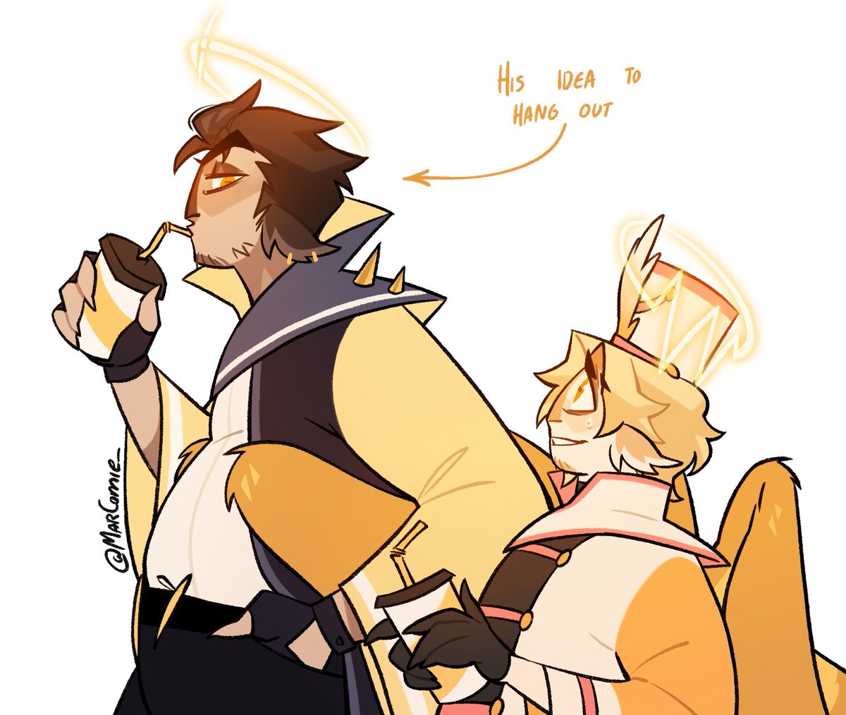 Some Abel (+family ig) doodles! #HazbinHotel #HazbinHotelAbel