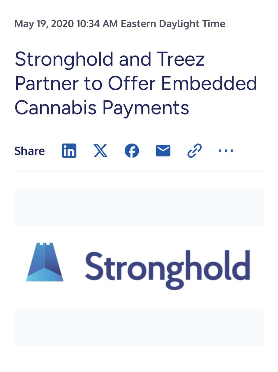 Which crypto is at the centre of US cannabis merchant payments systems..

$SHX 💨💵🌐✅

#StrongholdNET

(And has been for the last 5+ years)