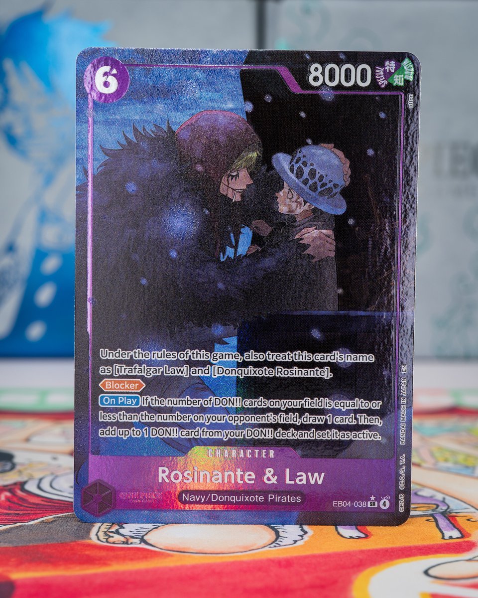 Official in-person shots of the alt art and regular Cora & Law