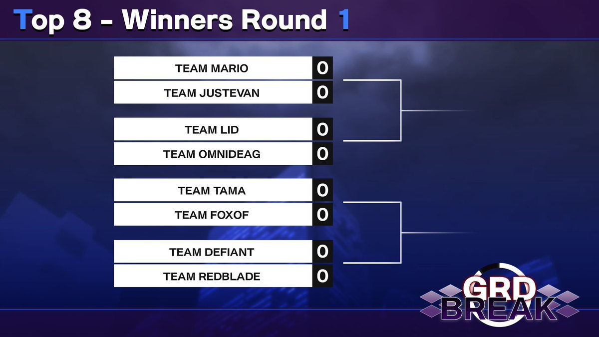 itsyoast's tweet image. #GRD_Break Finals take place this Saturday!

Make sure to catch the action live @ 4PM EST. Twitch and full bracket in reply!