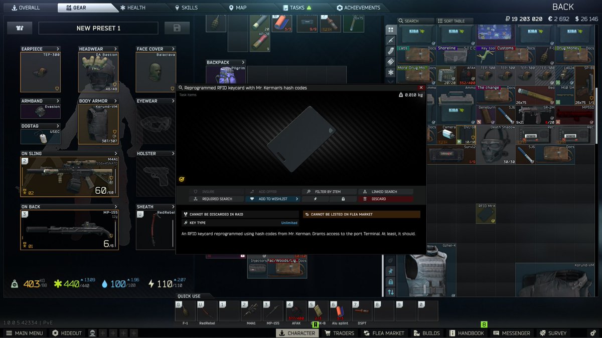 MorbidMechanic's tweet photo. There it is, my ticket out of Tarkov… https://t.co/FqlR8MxifQ