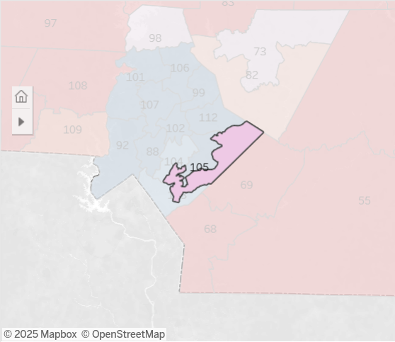 andyinrok's tweet image. Rep. Cotham's district, North Carolina House 105 in Mecklenburg County, is rated R+0 (toss-up) in the 2026 Civitas Partisan Index.

See the link below for ratings of all 170 North Carolina General Assembly districts. #ncpol #ncga #election2016