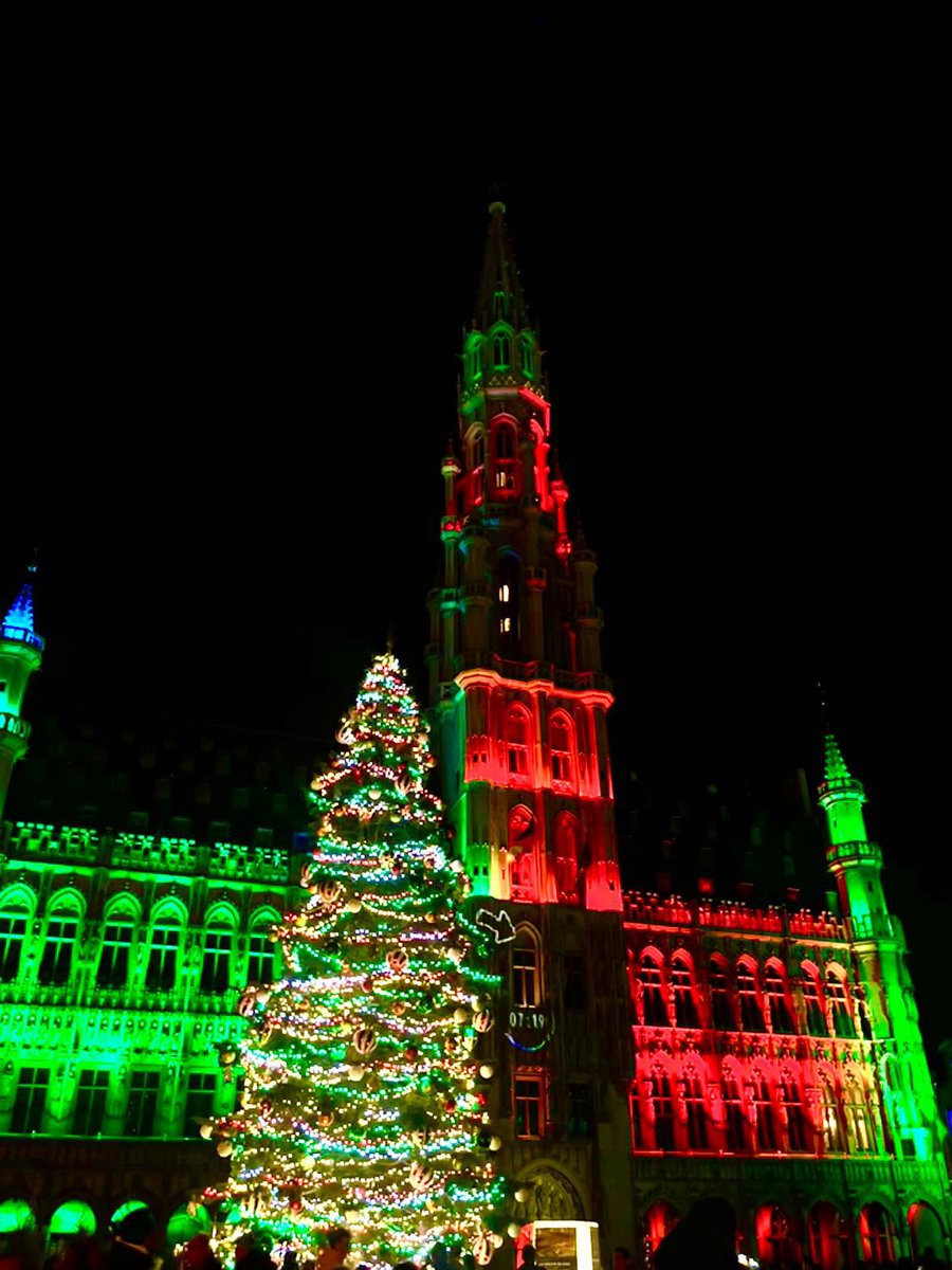ssppss33's tweet photo. bruxelles qui s’allume au couleur du maroc pour la victoire vive sidna philippine https://t.co/7VNJXc2iQH