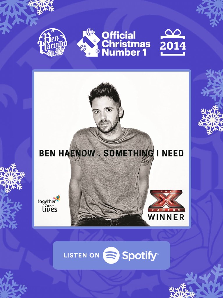Eminence_PR's tweet photo. There is just one week to go until Christmas! Get cosy and celebrate the season with the @OfficialCharts Christmas Number 1s playlist 🎅🏼🎶 it features #SomethingINeed by @BenHaenow 🧔🏻‍♂️❤️ listen via the following link! 👉 https://t.co/EjuCWiG1Q4 https://t.co/QdyUsd6u87
