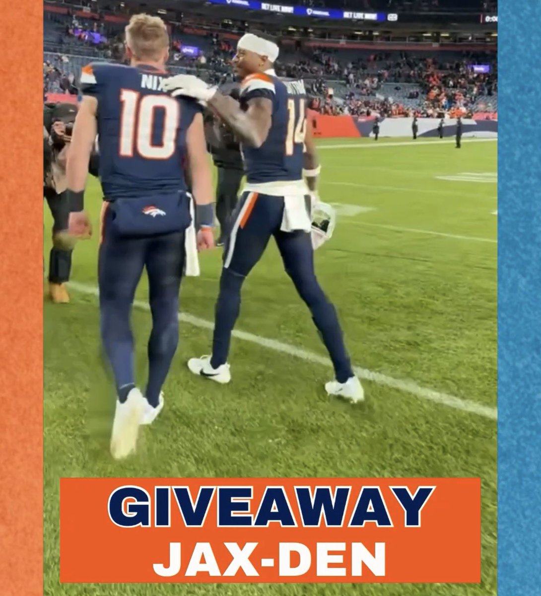 KOAColorado's tweet photo. 🚨GIVEAWAY ALERT🚨

We’re giving away a pair of tix to Jaguars-Broncos this Sunday! 🤯 

Enter on the KOA IG right here 🔗 https://t.co/Dl392OCliA https://t.co/bunRRcFfxi