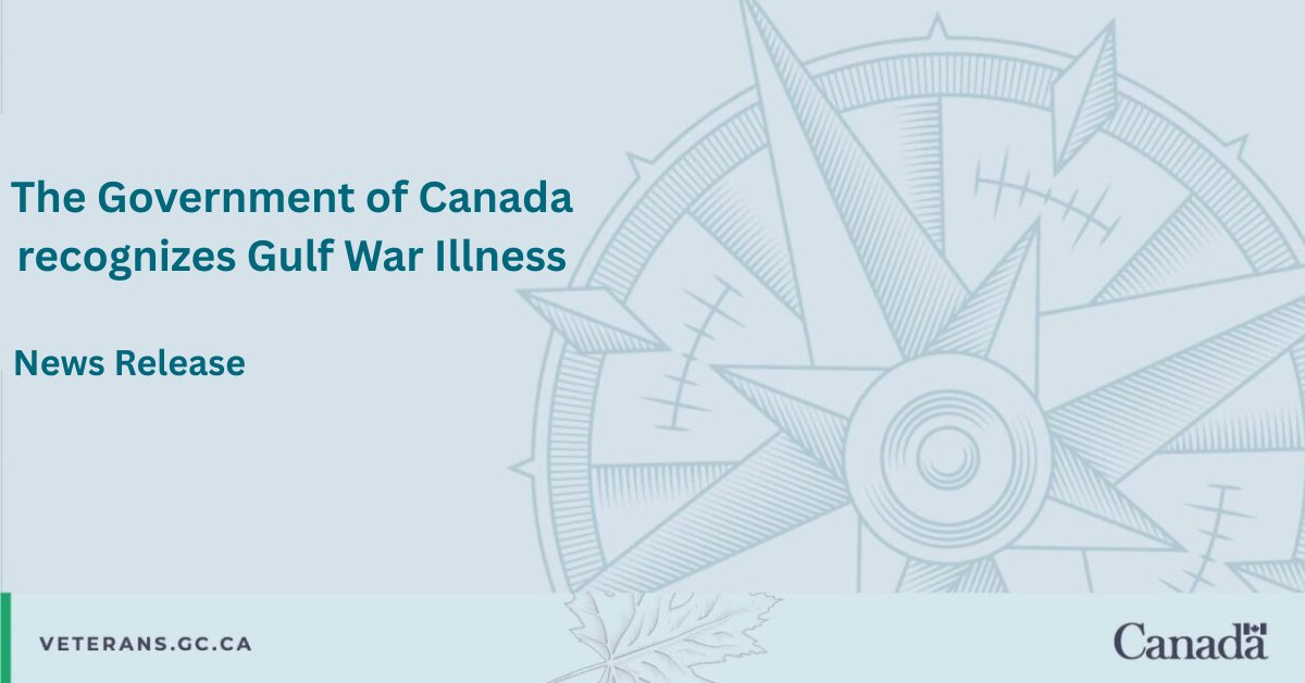 “Recognizing Gulf War Illness as a formal diagnosis is more than just a policy change. It represents how we are continuing to meet the needs of the women and men who have proudly served our country in uniform.” -The Honourable Jill McKnight 

ow.ly/XY0P50XLGPx