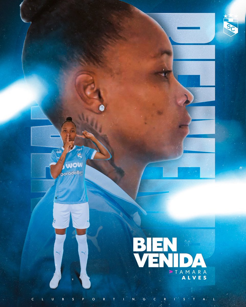 SCfemenino's tweet image. ¡Bienvenida al Rímac, Tamara! 🙌

▶️ Tamara Alves, centrodelantera brasileña de 25 años, será nuestro primer refuerzo internacional para la Temporada 2026. 💪

¡Éxitos en esta etapa con la Celeste! 🩵

#SCFem 
#FuerzaCristal