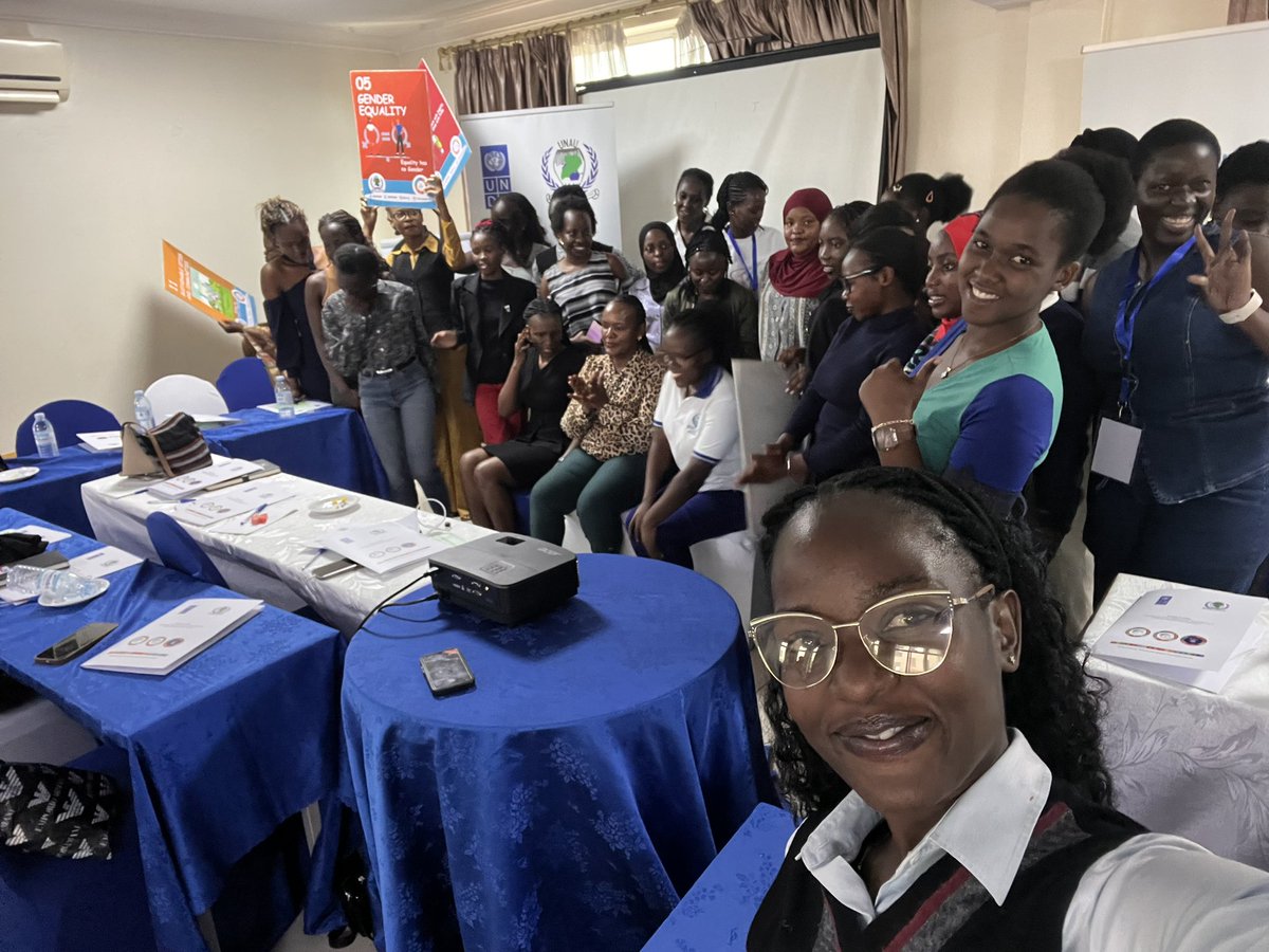 enerlgoodluck's tweet image. Honored to attend Day 1 of the #WomenInSTEM Bootcamp at Casa Miltu Hotel under the theme *Leading the Future*. Inspired by powerful speakers, key lessons on self-belief, leadership, and communication. Grateful to UNDP &amp;amp; UNAU Uganda for empowering young women in STEM. #STEMLeader