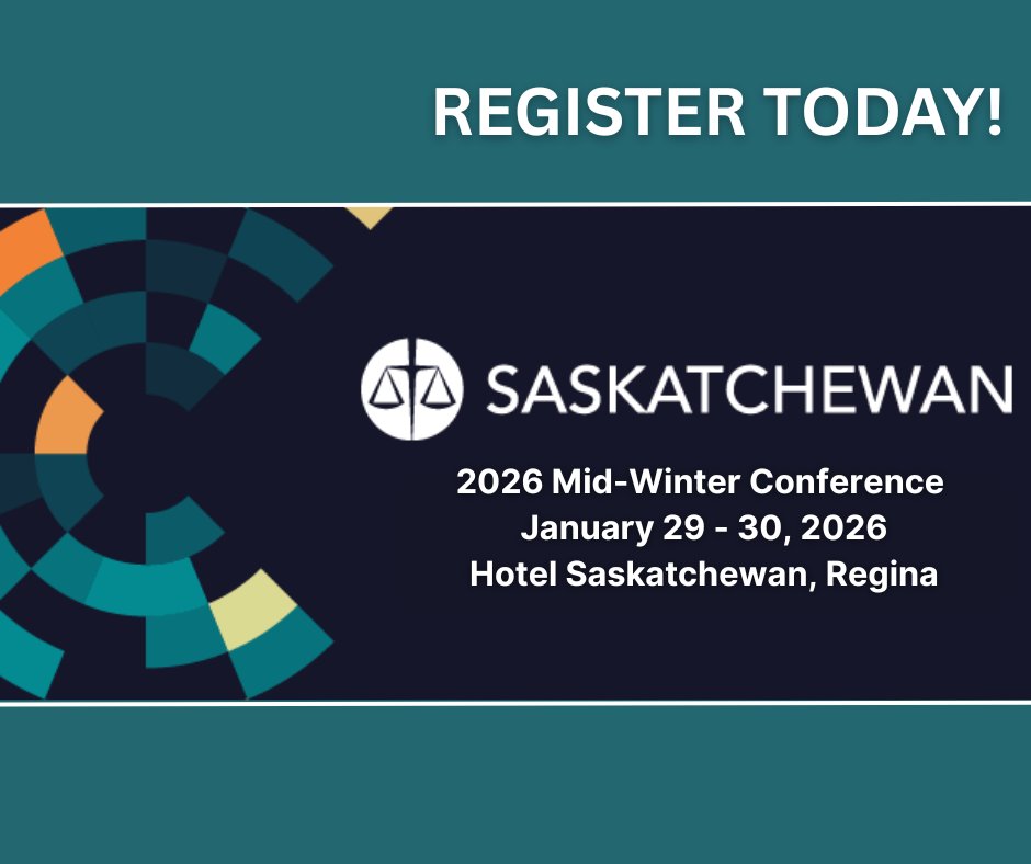 Quick look at Thursday's lineup at the 2026 Mid-Winter Conference: Breakfast with the Minister, Hon. Tim McLeod, K.C., President’s Forum on civil liberties, Sessions on Indigenous success, trade, M&amp;A ethics, advocacy &amp; firm management, DSA Lunch.
Register: bit.ly/48Yc9Oo