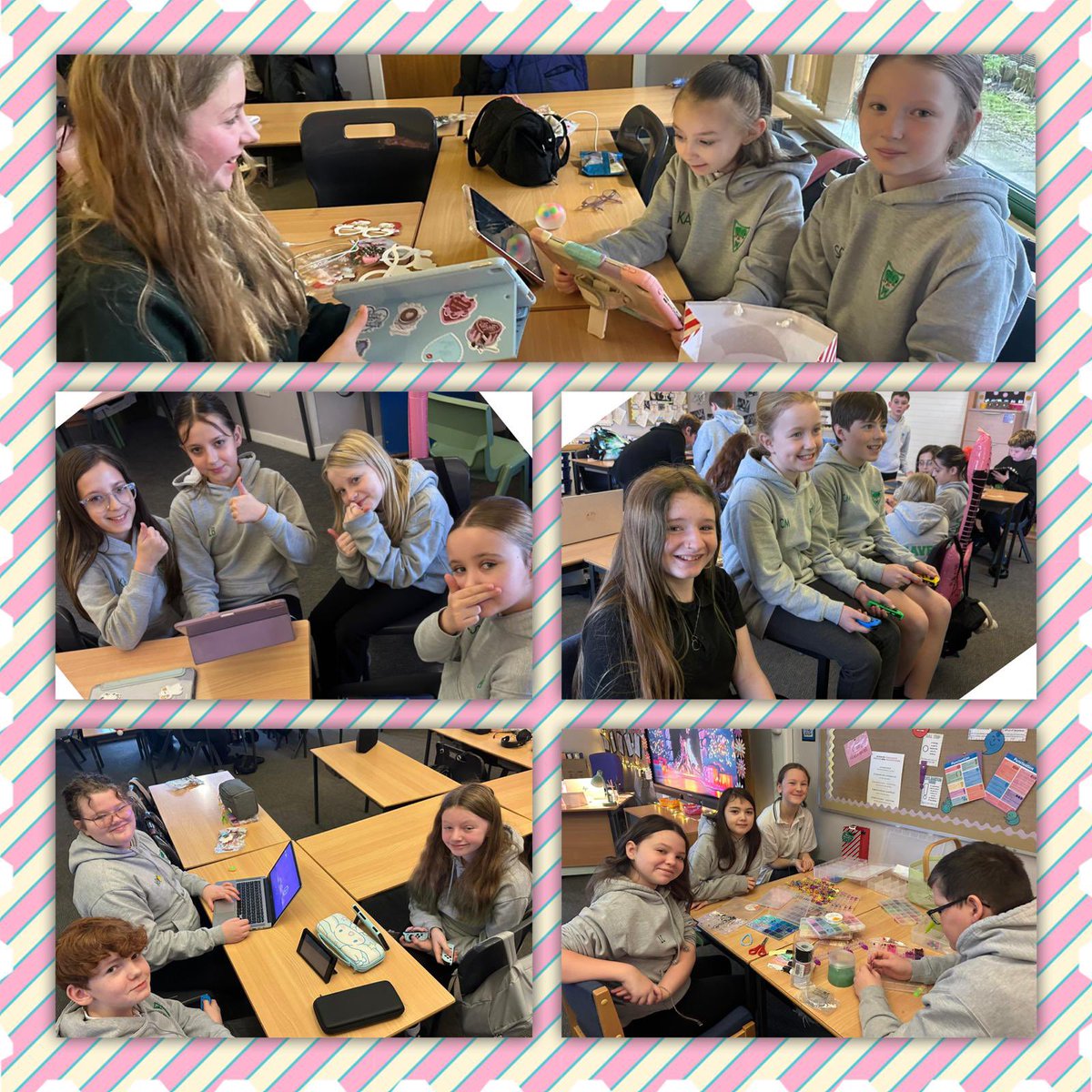 WoodlandsIrvine's tweet image. A well-earned treat for P7 today! ⭐️ Celebrating a successful term with an electronics day and a cosy hot chocolate break with friends ☕️🎮  #P7Proud #WellEarned #CelebratingSuccess #HappyLearners #TeamP7 #EndOfTermJoy #SchoolLife