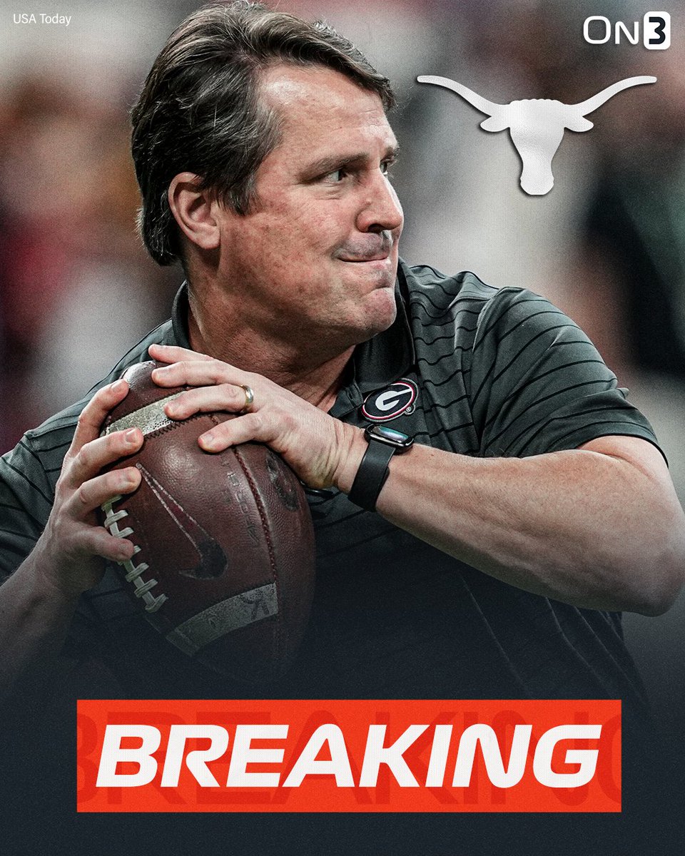 On3sports's tweet image. BREAKING: Texas has fired DC Pete Kwiatkowski and hired Will Muschamp as its next defensive coordinator, the school announced👀

on3.com/teams/texas-lo…