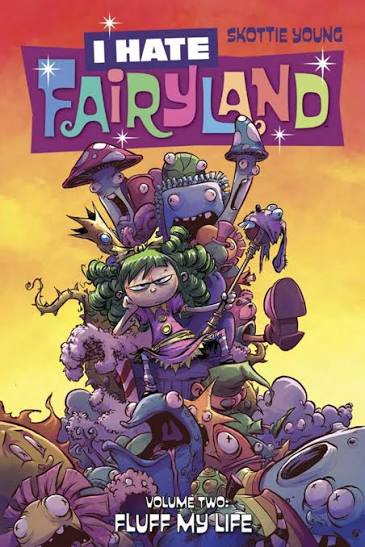Hey @justdrawnradio fans! Tune in tonight to hear Dustin, Aidan, and I talking about #IHateFairyland vol 2, brilliantly created by <a href="/skottieyoung/">skottie young</a> and many other talented artists! Tune in tonight on CJTR fm <a href="/MyAccessCA/">Access Communications</a> at 630 pm CST! 

#QueenGert 
#FluffMyLife